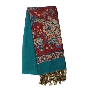 Teal Pashmina Wrap
